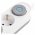 EMOS Hosszabb�t� 2m, 3 aljzat, kapcsol�s, 1db USB-A + 1db USB-C, feh�r
