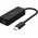 Goobay USB-C Ethernet adapter fekete USB 3.1 RJ45 10/100/1000Mbit/s