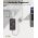 Goobay Self-Retracting Cable USB-C 1m 60W 3A feh�r/ez�st robosztus h�z t�lt�k�bel