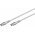 Goobay Supersoft cable USB-C textilk�bel f�m csatlakoz� 0,5m 60W 3A feh�r - A k�szlet erej�ig