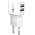 Goobay Essential Charger 12W USB-A fali t�lt� 2x USB-A feh�r