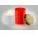 Goobay LED s�rgyertya id�z�t�vel piros melegfeh�r 2400K 2x C (b�bi m�ret) IP44 - Ki�rus�t�s