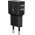 Goobay Essential Charger 12W USB-A dupla h�l�zati adapter fekete 2x USB-A csatlakoz�