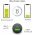Goobay Dual USB aut�s gyorst�lt� USB-C 27W 1m k�bel fekete