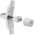 Goobay CAT6A RJ45 UTP csatlakoz� 5,0-8,5mm csavaros takar� szersz�mmentes LSA-mont�zs