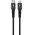 Goobay Supersoft Cable USB-C-Lightning szuperpuha textilk�bel 3m 60W 3A MFi f�m csatlakoz�