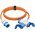 Goobay CEE adapterk�bel CEE dug� 1x CEE aljzat 2x v�d��rintkez�s aljzat 5m 16A 230V