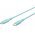 Goobay Silicone Cable USB-C szilikon k�bel 1,5m t�rkiz 60W 3A 2db/csomag