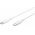 Goobay Silicone Cable Crystal Lagoon 2x USB-C szilikonk�bel 1,5m 60W 3A feh�r/t�rkiz