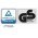 Goobay dupla k�lt�ri hosszabb�t� 10m 3x1,5mm2 fekete Hybrid Typ E/F CEE7/7 2x Typ F CEE7/3