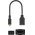 Goobay Micro HDMI HDMI-adapter 4K/60Hz HDMI Micro dug� (Typ D) > HDMI aljzat (Typ A)