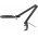Goobay LED csipeszes nagy�t�l�mpa 9W 80-730lm dimmelhet� 127mm krist�ly�veg 1,75x 3 dioptria fekete