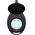 Goobay LED cs�ptet�s nagy�t�l�mpa 8W 650lm 127mm �veglencse 1,75-sz�r�s 3 dioptria fekete