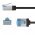 Goobay ultrav�kony CAT6A patchk�bel U/FTP 15m AWG32 CU TPE LSZH extrar�vid csatlakoz�
