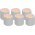 Goobay 6db/csomag LED team�cses t�vir�ny�t�val belt�ri IP20 melegfeh�r 2700K USB t�lt�s Li-Ion