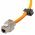 Goobay mobil RJ45 k�beldob CAT-7A S/FTP halog�nmentes 50m 1000MHz narancs