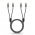 Goobay Plus Series sztere� RCA (cinch) k�bel 3m 2xRCA (cinch) dug� - 2xRCA (cinch) dug�