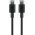Goobay Dual USB aut�s gyorst�lt� USB-C 27W 1m k�bel fekete