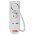 EMOS Hosszabb�t� 2m, 3 aljzat, kapcsol�s, 1db USB-A + 1db USB-C, feh�r