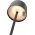 Goobay vezet�k n�lk�li LED asztali l�mpa S 25cm fekete �rint�svez�rl�s 150lm 3000K