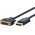 Clicktronic akt�v DisplayPort-DVI-D adapterk�bel 2m Full HD 1080p 60Hz - A k�szlet erej�ig