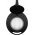 Goobay LED csipeszes nagy�t�l�mpa 9W 80-730lm dimmelhet� 127mm krist�ly�veg 1,75x 3 dioptria fekete