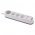 EMOS Hosszabb�t� 2m, 3 aljzat, kapcsol�s, 1db USB-A + 1db USB-C, feh�r