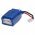 Helyettest modell / RC Akku 3.7V, Li-Po, 600mAh, XH2.54 csatlakoz, 32mm x 20mm x 16mm