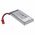 Helyettest modell / RC Akku 3.7V, Li-Polymer, 1200mAh, JST-csatlakoz, 57mm x 29mm x 10mm