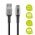 Goobay USB-C kbel, szvetborts, 50cm, szrke 60W - Kirusts! - A kszlet erejig!