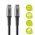 Goobay USB-C - USB-C kbel, szvetborts, 50cm, szrke 60W