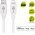 Goobay Apple Lightning-USB C t�lt� �s adatk�bel, feh�r MFI chip t�mogat�s 1m - Ki�rus�t�s!