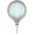 LED-es nagyt lmpa bilinccsel, 6 W, fehr 480lm