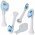 4db Smart Cleaning Brush csere elektromos fogkefefej Philips HX3, HX6, HX8, HX9 sz�ria