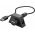 Goobay USB-A hosszabb�t� biztos�t�csipesszel 1,2m fekete 0,5A 2,5W 480Mbit/s USB2.0 ferritgy�r�