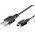 Goobay USB2.0 A-Mini B 5t� szinkron �s t�lt�k�bel fekete 5W 1A 1m - A k�szlet erej�ig