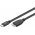 Goobay USB-C-Micro-B k�bel 1m 15W 3A 5Gbit/s USB3.0 fekete
