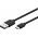 Goobay Micro USB aut�s adapterk�szlet 12W 2 USB csatlakoz� 1m fekete