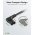 Goobay h�l�zati k�bel Eurodug� CEE 7/16 90� - C7 90� 3m 2x0,75mm2 fekete