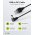 Goobay USB-A > DC t�pk�bel 5V �s 1A 0,5m 2,1x5,5mm der�ksz�g�
