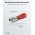Goobay lapos csatlakoz� h�vely piros 6,4x0,8mm 10 A-ig