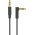 Goobay 3,5mm sztere� AUX k�bel 0,5m 90� nikkelezett csatlakoz�
