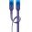 Goobay CAT 6A lapos patchk�bel U/UTP 0,5m lila