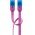 Goobay CAT 6A lapos patchk�bel U/UTP 2m magenta