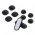 OTB k�belklipsz / k�belr�gz�t� 10db/csomag fekete