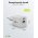 Goobay USB-C PD GaN gyorst�lt� 20W 1x USB-C 1x USB-A feh�r