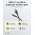 Goobay USB-C USB-A textilk�bel 0,5m 15 W 3 A fekete