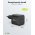 Goobay USB-C PD GaN gyorst�lt� 35W 2x USB-C csatlakoz� fekete