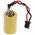 Helyettes�t� elem Toshiba ER3V 3,6V 1000mAh fekete csatlakoz� l�tium elem Li-ion