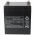 Multipower MP5.4-12B 12V 5,4Ah 6,3mm Faston Akkumul�tor AGM �lom-zsel�s